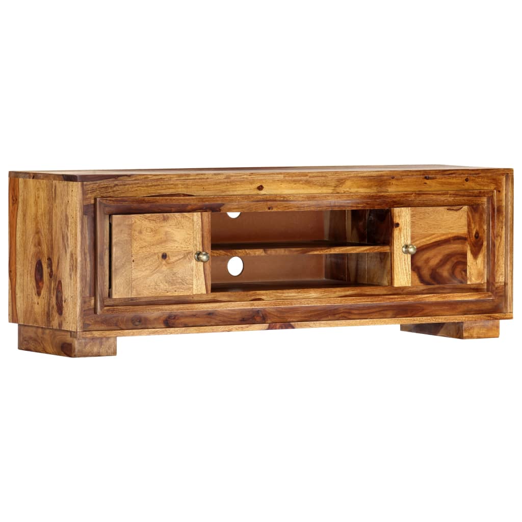 Comodă Tv, 118 X 30 X 40 Cm, Lemn Masiv De Acacia