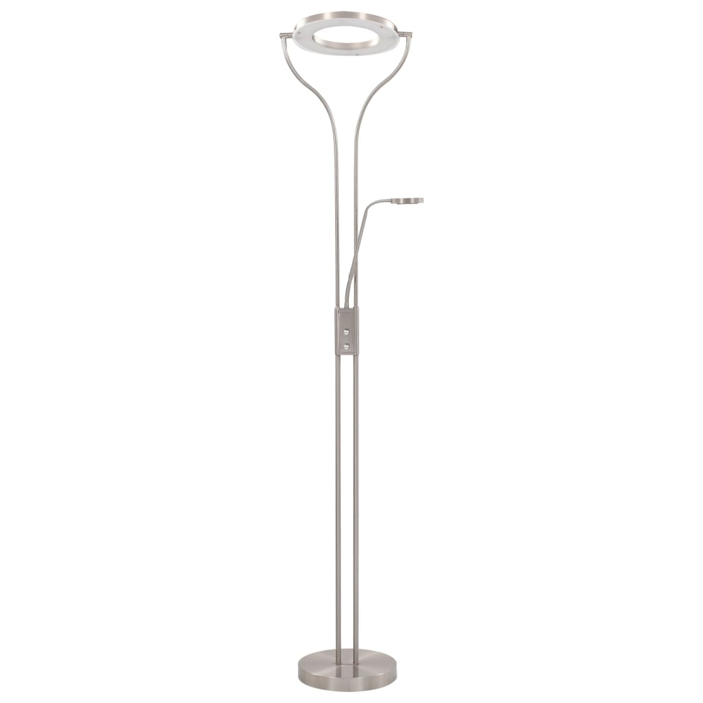 Lampă De Podea, Argintiu, 180 Cm, 18 W, Reglabilă