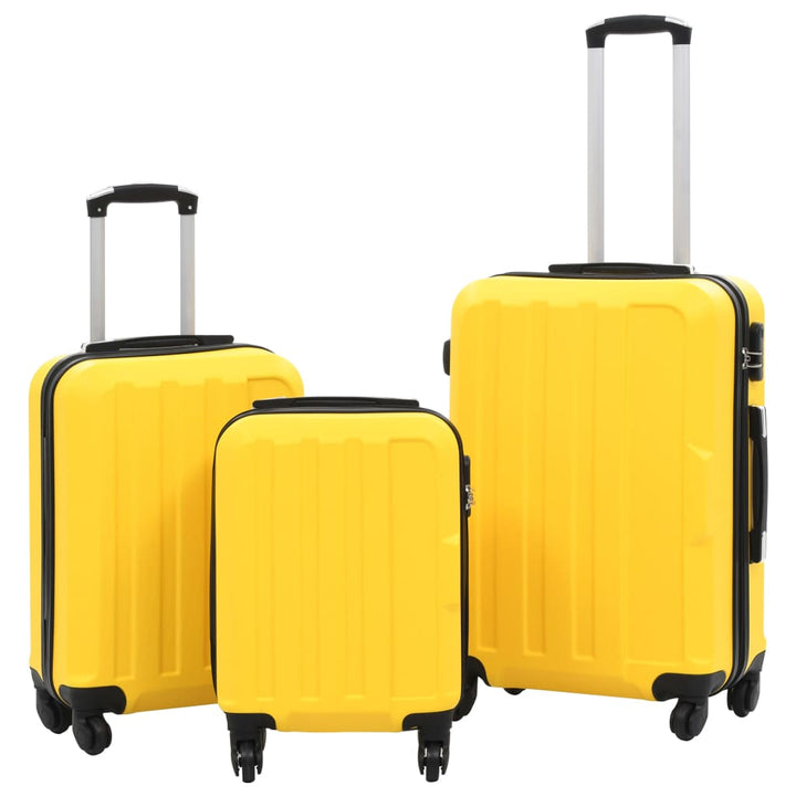 Set Valize Carcasă Rigidă, 3 Buc., , Abs