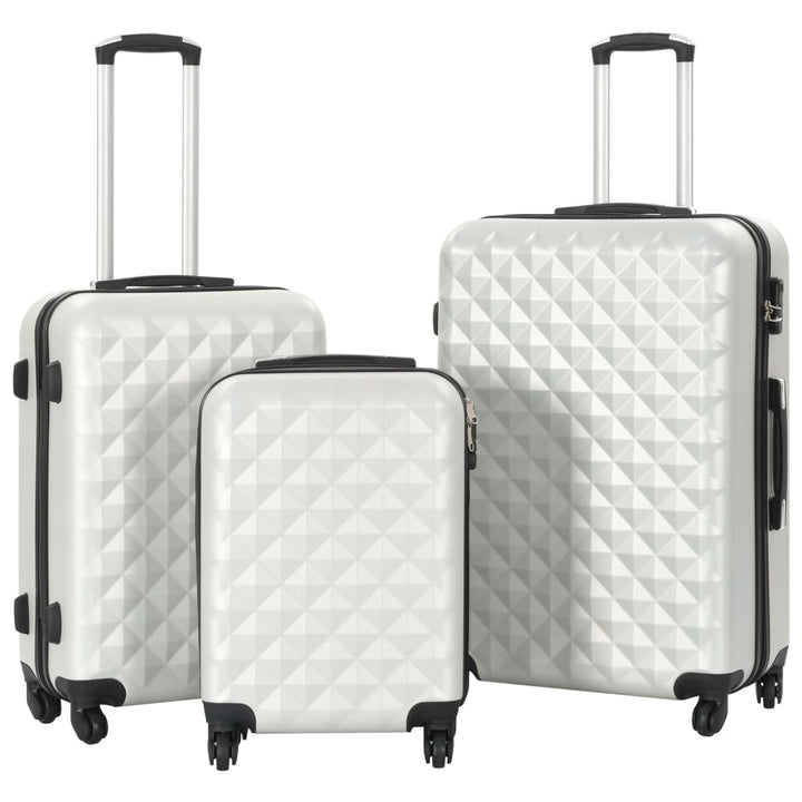 Set De Valize Cu Carcasă Rigidă, 3 Piese, , Abs