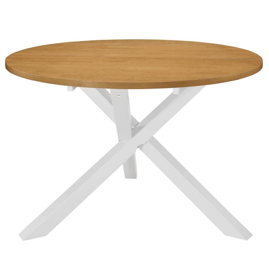 Masă De Bucătărie, Alb, 120 X 75 Cm, Mdf