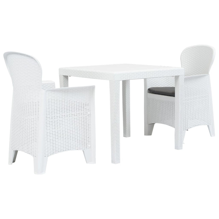 Set Mobilier De Exterior, 7 Piese, , Plastic, Aspect Ratan