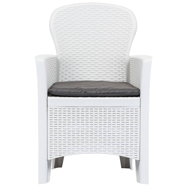 Set Mobilier De Exterior, 7 Piese, , Plastic, Aspect Ratan