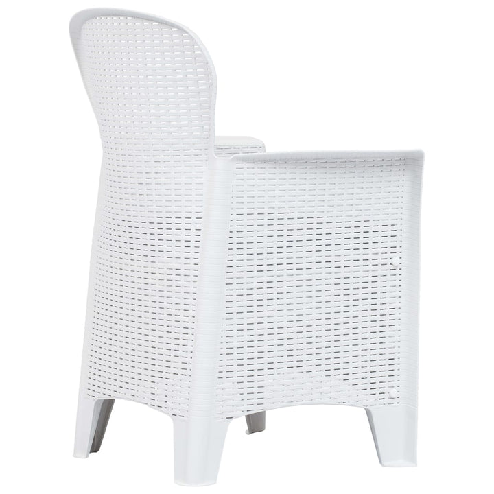 Set Mobilier De Exterior, 7 Piese, , Plastic, Aspect Ratan