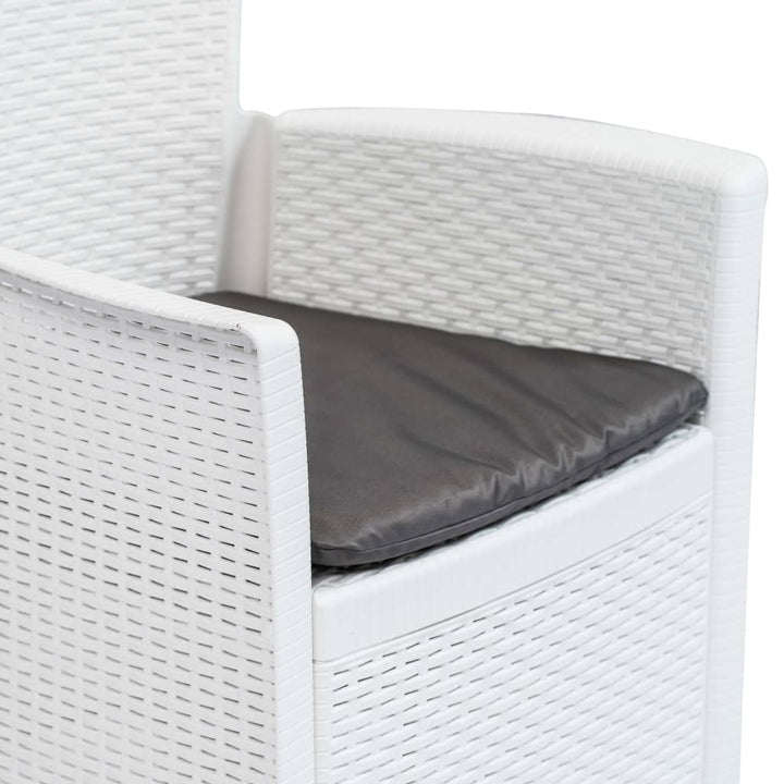 Set Mobilier De Exterior, 7 Piese, , Plastic, Aspect Ratan