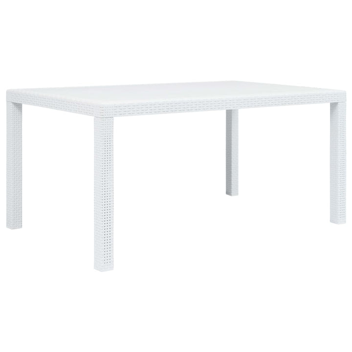 Set Mobilier De Exterior, 7 Piese, , Plastic, Aspect Ratan