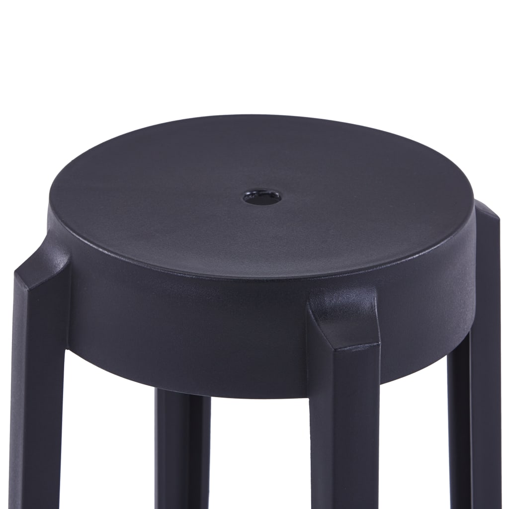 Scaune Stivuibile 4 Buc., , Plastic