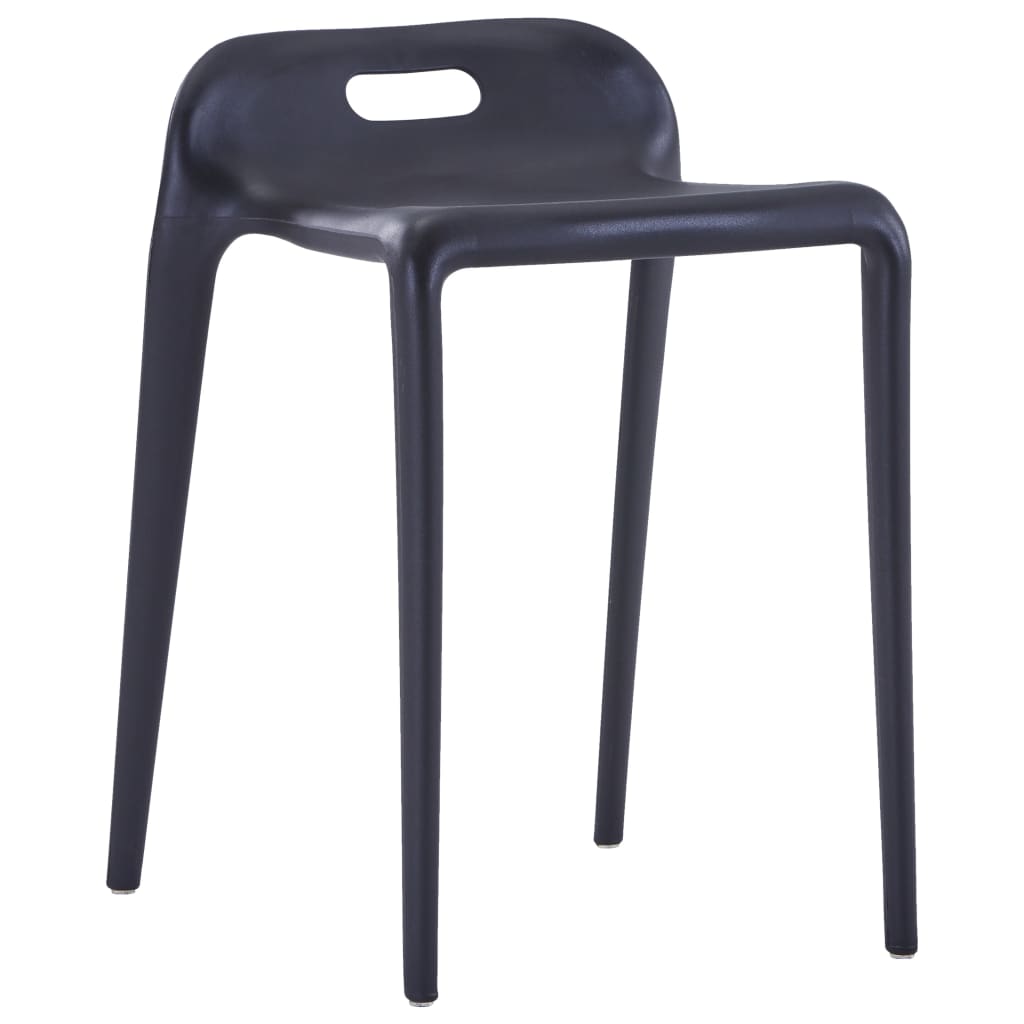 Scaune Stivuibile 4 Buc., , Plastic