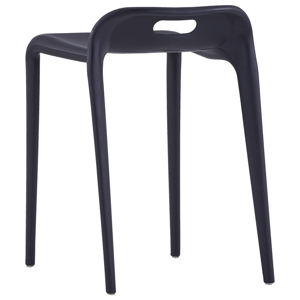 Scaune Stivuibile 4 Buc., , Plastic