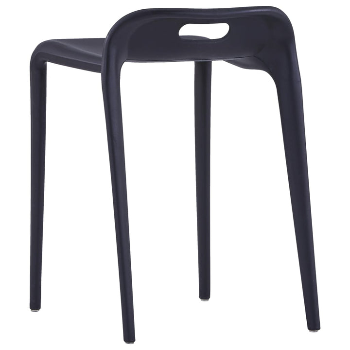 Scaune Stivuibile 4 Buc., , Plastic