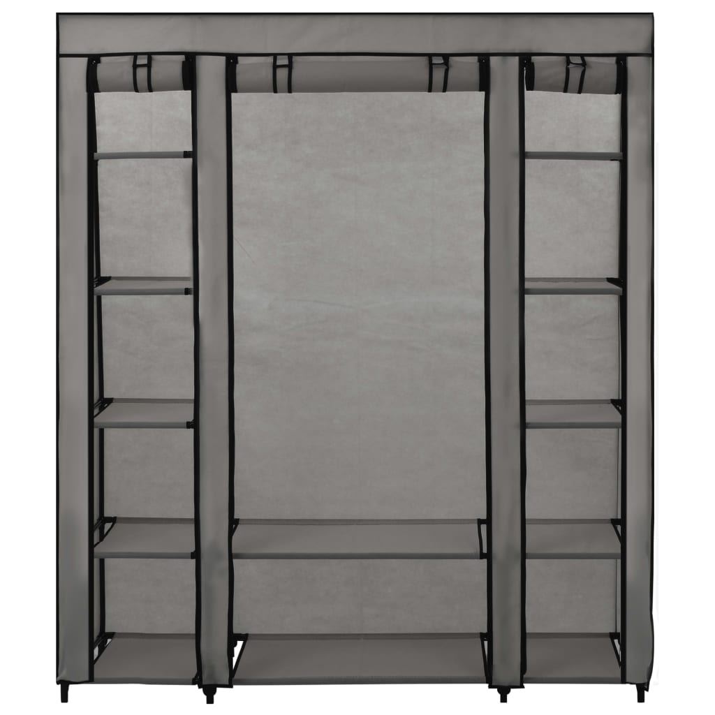 Șifonier Cu Bare Și Compartimente, , 150X45X176 Cm, Textil