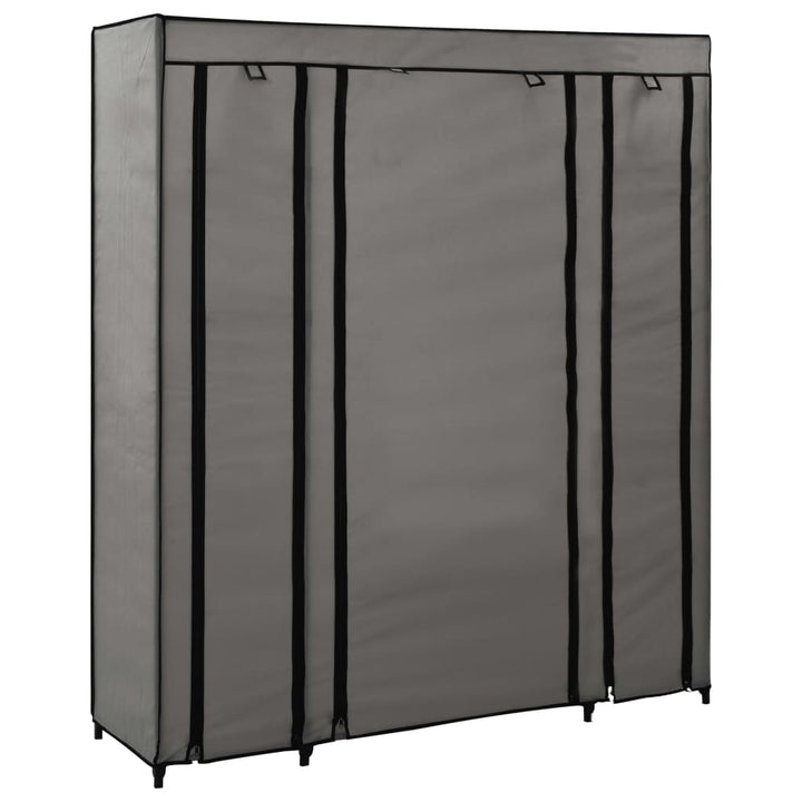 Șifonier Cu Bare Și Compartimente, , 150X45X176 Cm, Textil