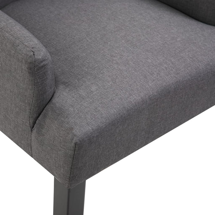 Scaun De Bucătărie Cu Cotiere, , Material Textil