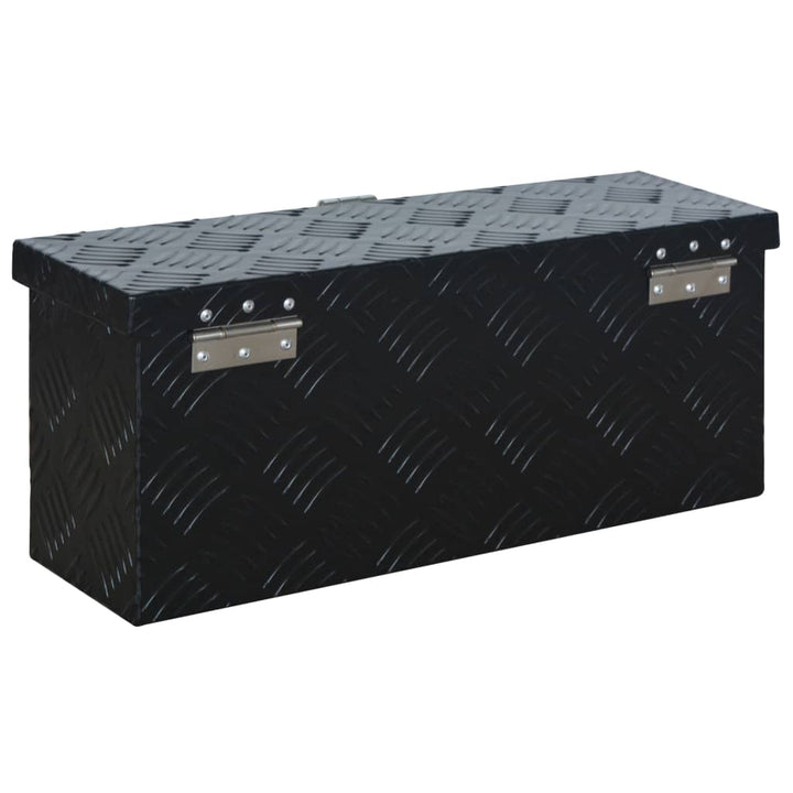 Ladă Din Aluminiu, Negru, 485 X 140 X 200 Mm