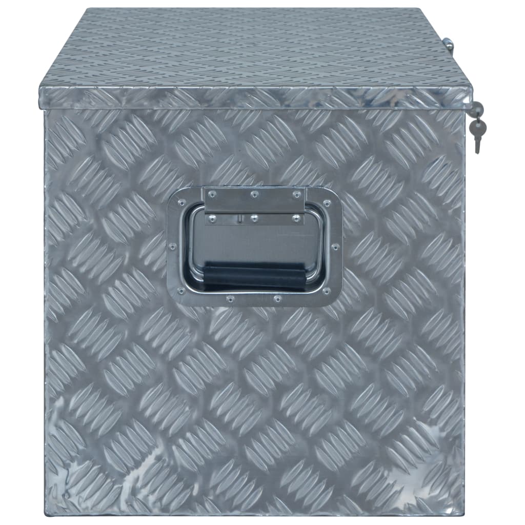 Ladă Din Aluminiu, 610 X 430 X 455 Cm, Argintiu