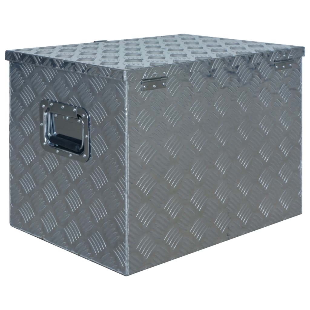 Ladă Din Aluminiu, 610 X 430 X 455 Cm, Argintiu