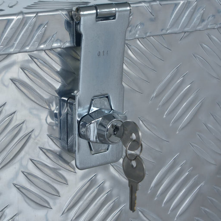 Ladă Din Aluminiu, 610 X 430 X 455 Cm, Argintiu