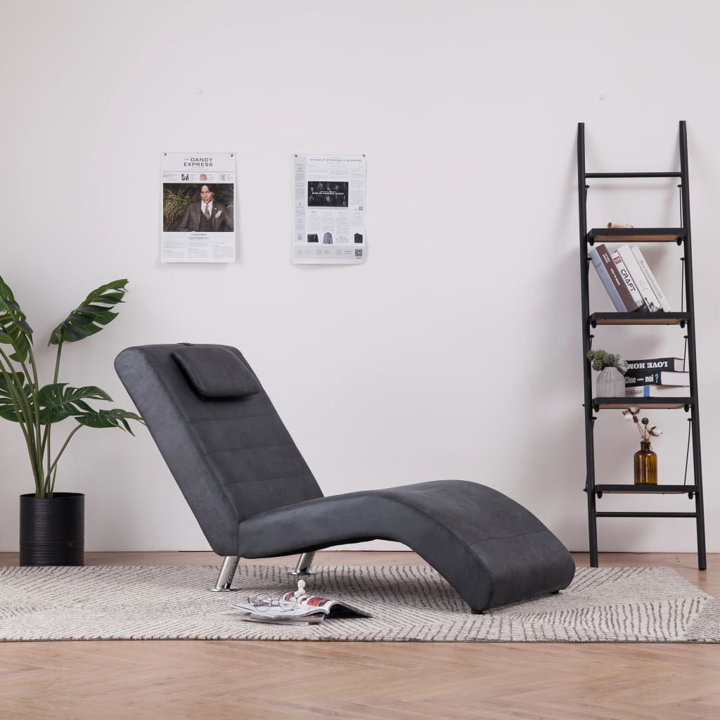 Șezlong Cu Pernă, , Piele Întoarsă Artificială