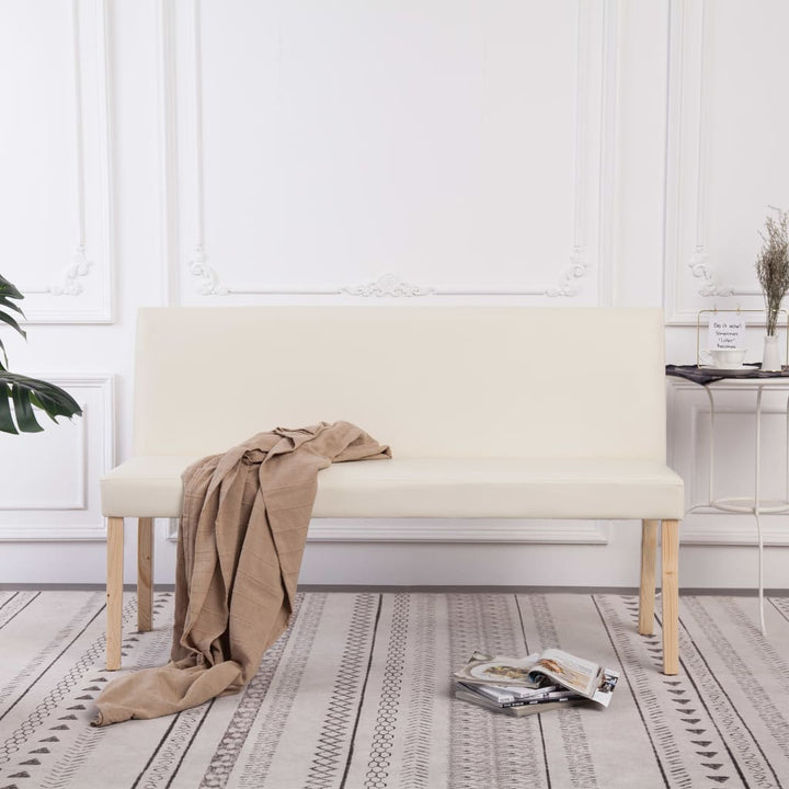 Bancă, Vin, 139,5 Cm, Piele Ecologică