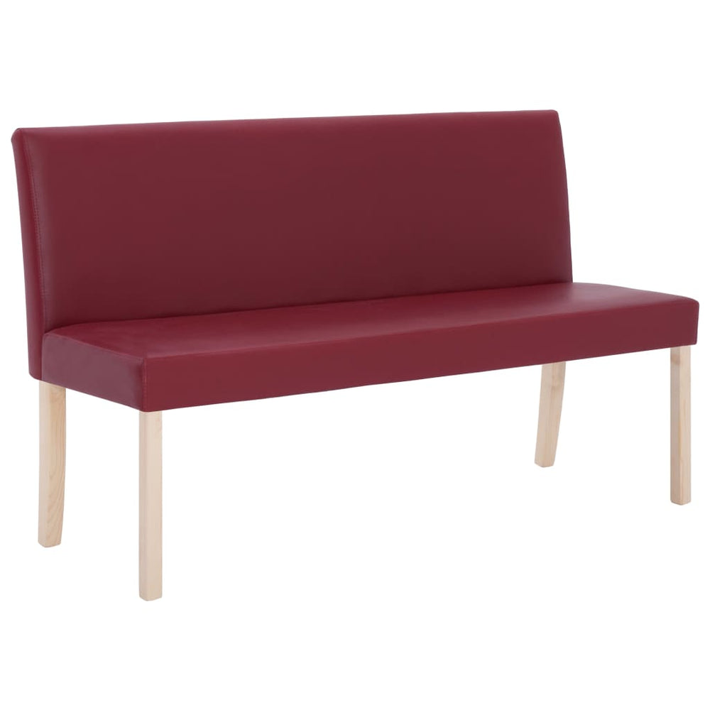 Bancă, Vin, 139,5 Cm, Piele Ecologică