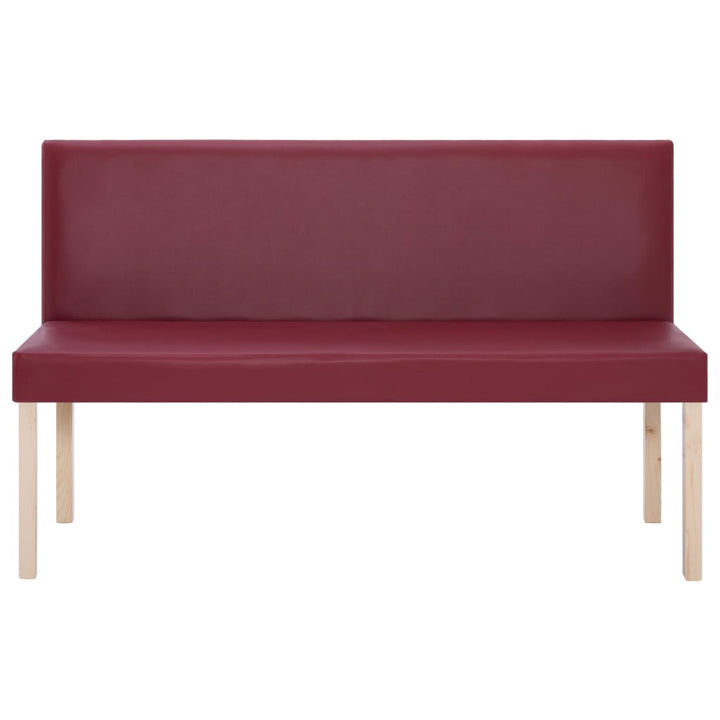 Bancă, Vin, 139,5 Cm, Piele Ecologică