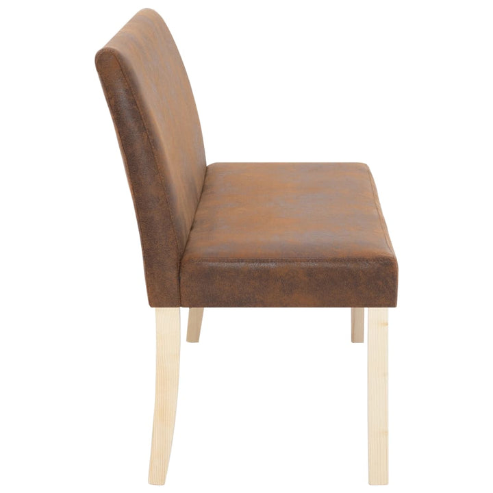 Bancă, , 139,5 Cm, Piele Întoarsă Ecologică