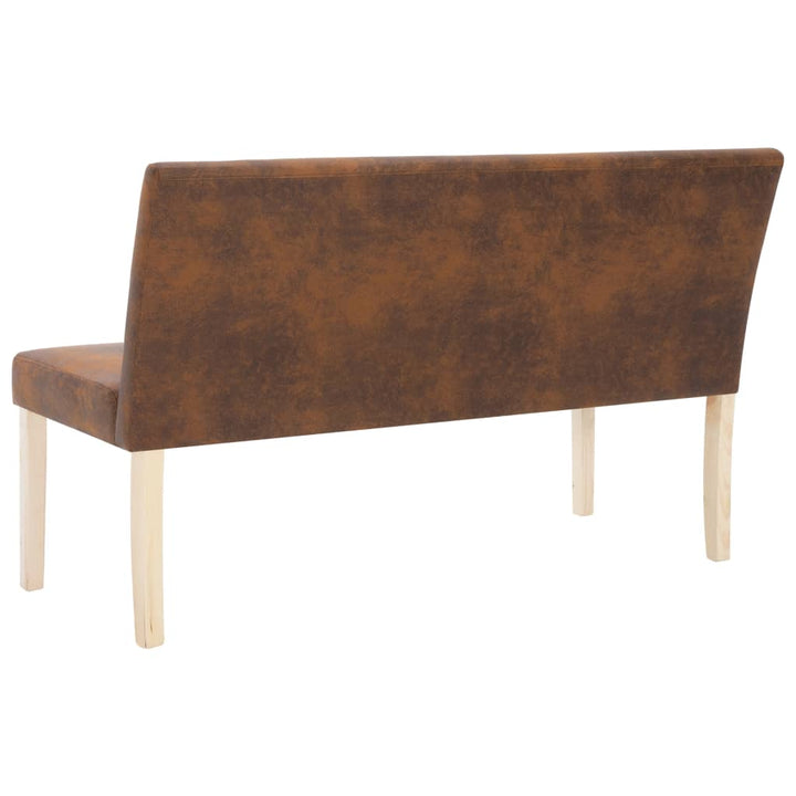 Bancă, , 139,5 Cm, Piele Întoarsă Ecologică