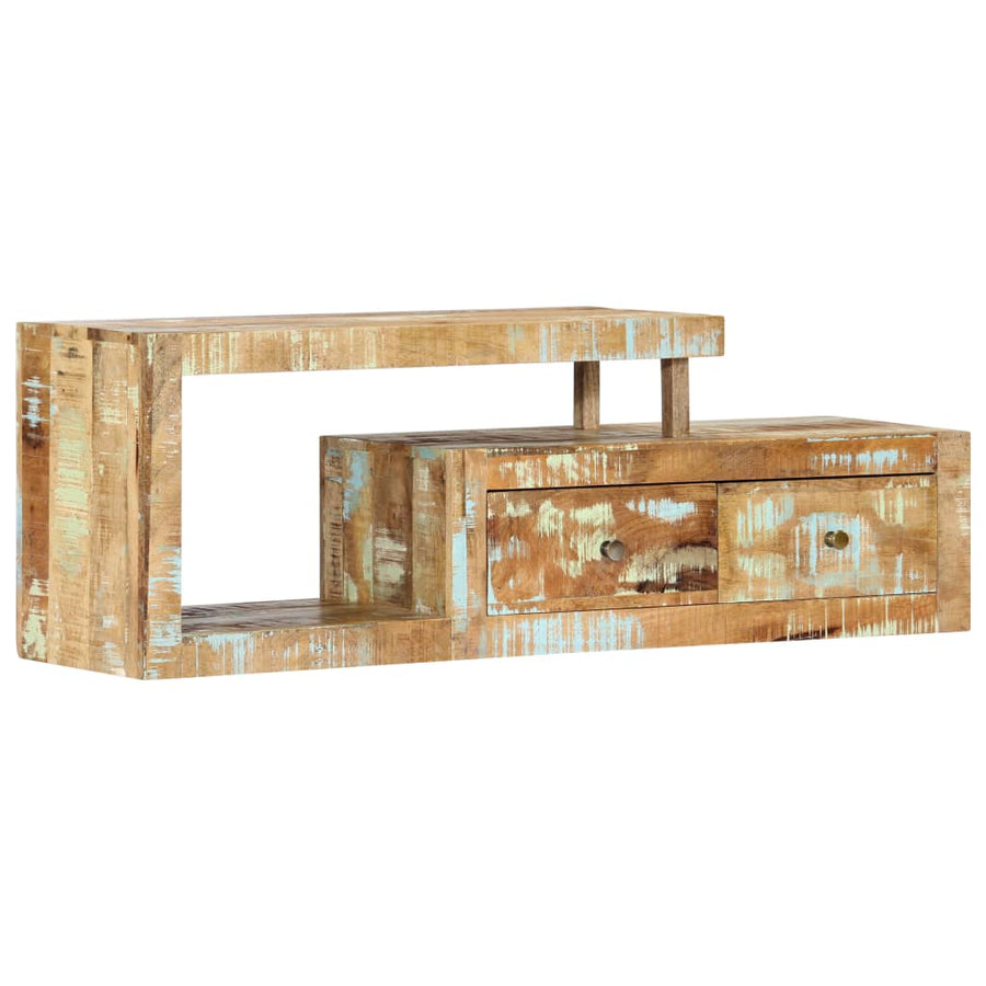 Comodă Tv, 120 X 30 X 40 Cm, Lemn Masiv Reciclat