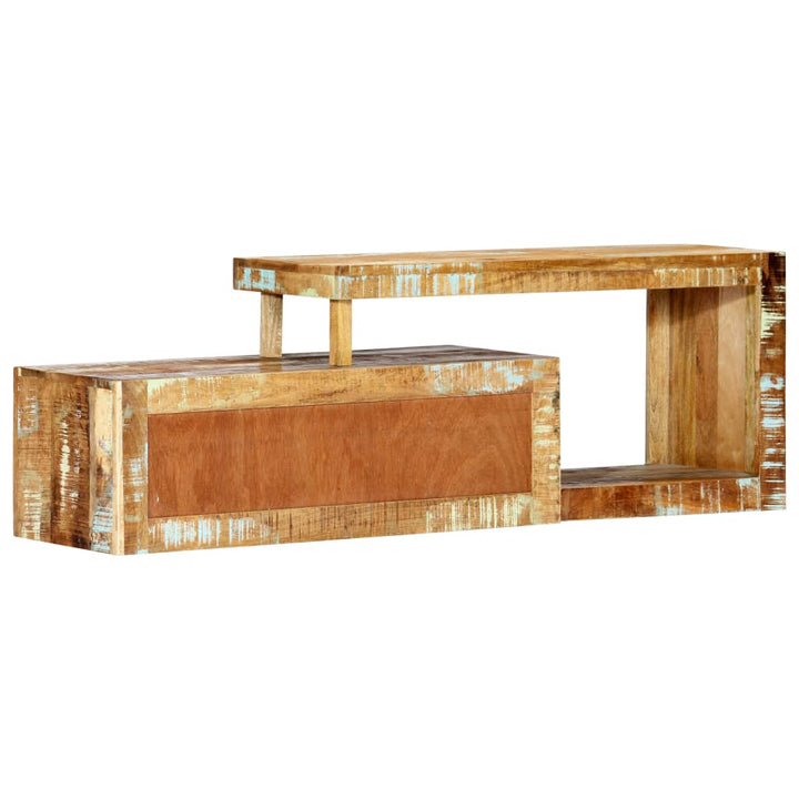 Comodă Tv, 120 X 30 X 40 Cm, Lemn Masiv Reciclat