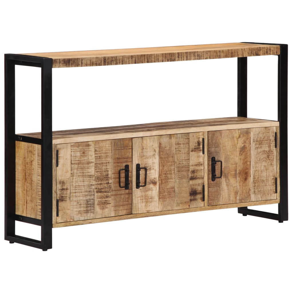 Dulap Lateral, 120 X 30 X 75 Cm, Lemn Masiv De Mango