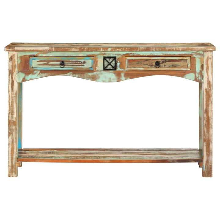 Masă Consolă, 120 X 40 X 75 Cm, Lemn Masiv Reciclat