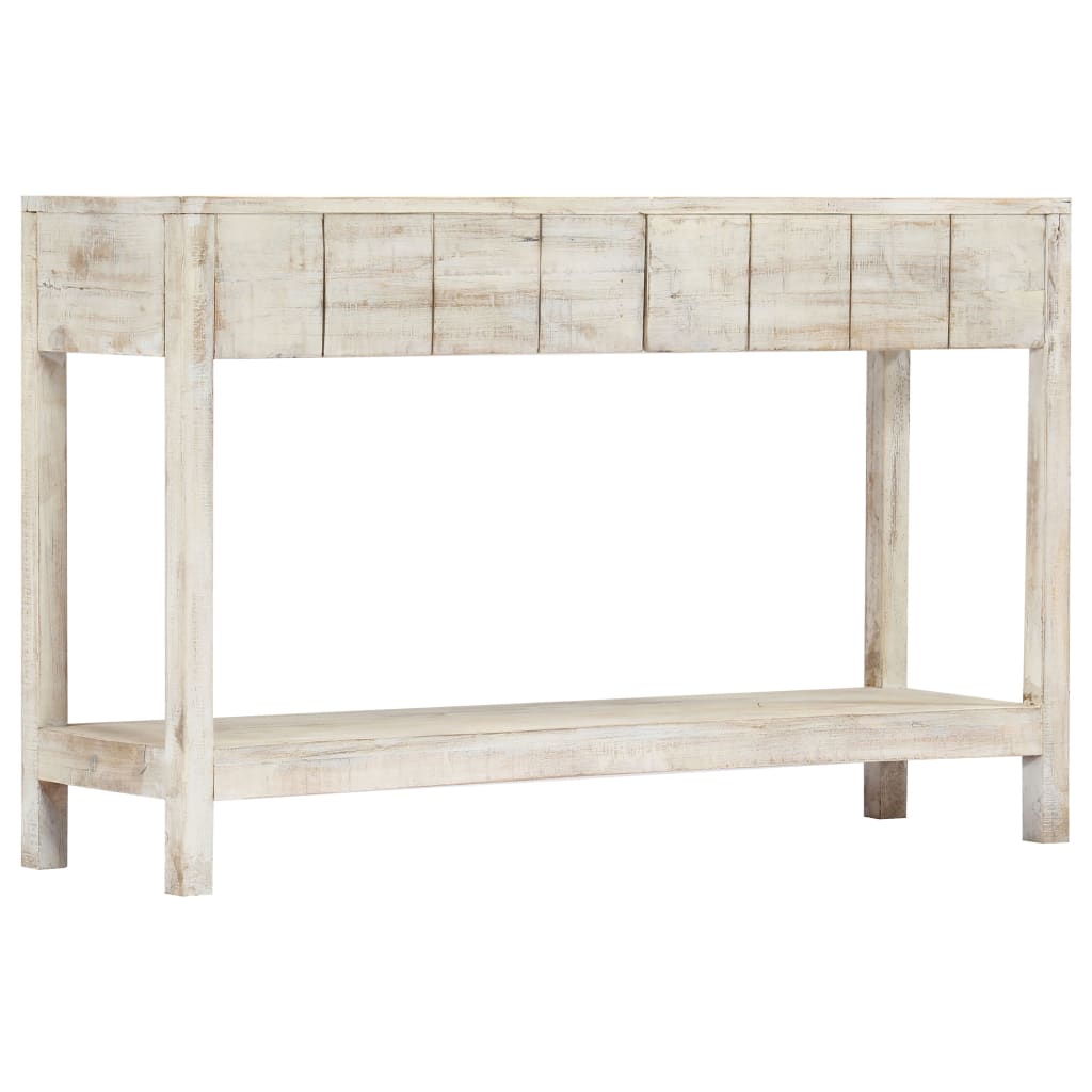 Masă Consolă, 110X35X75 Cm, Lemn Masiv De Mango