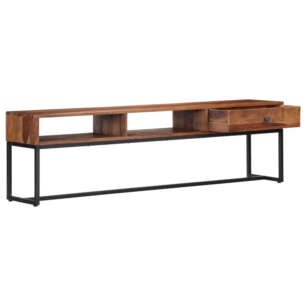 Comodă Tv, 160 X 30 X 45 Cm, Lemn Masiv De Acacia