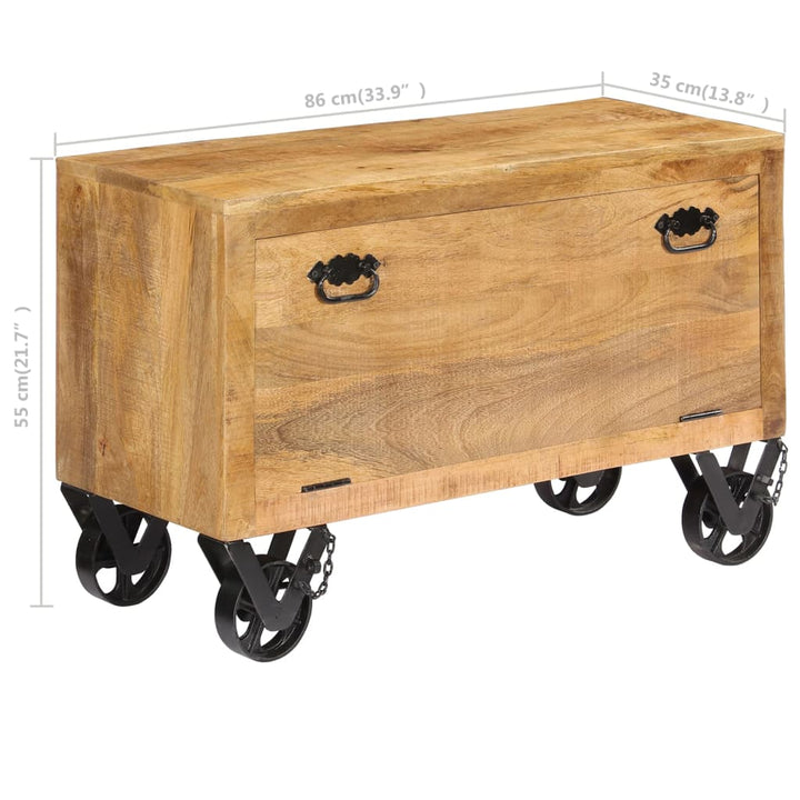 Pantofar, 86 X 35 X 55 Cm, Lemn Masiv De Mango