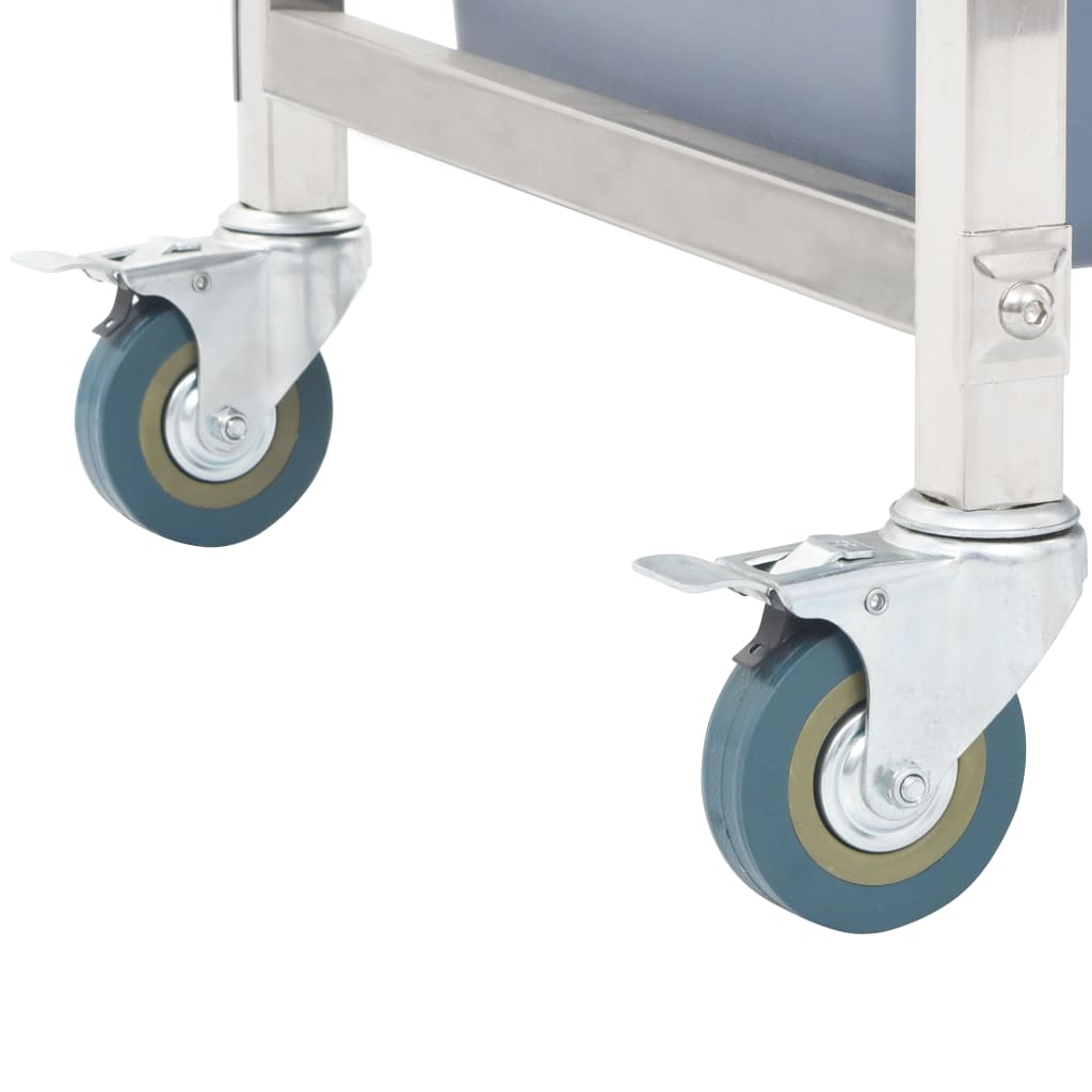 Cărucior De Bucătărie Cu Recipiente Din Plastic, 82X43,5X93 Cm