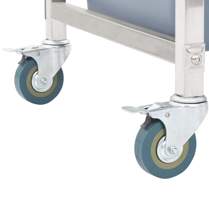 Cărucior De Bucătărie Cu Recipiente Din Plastic, 82X43,5X93 Cm