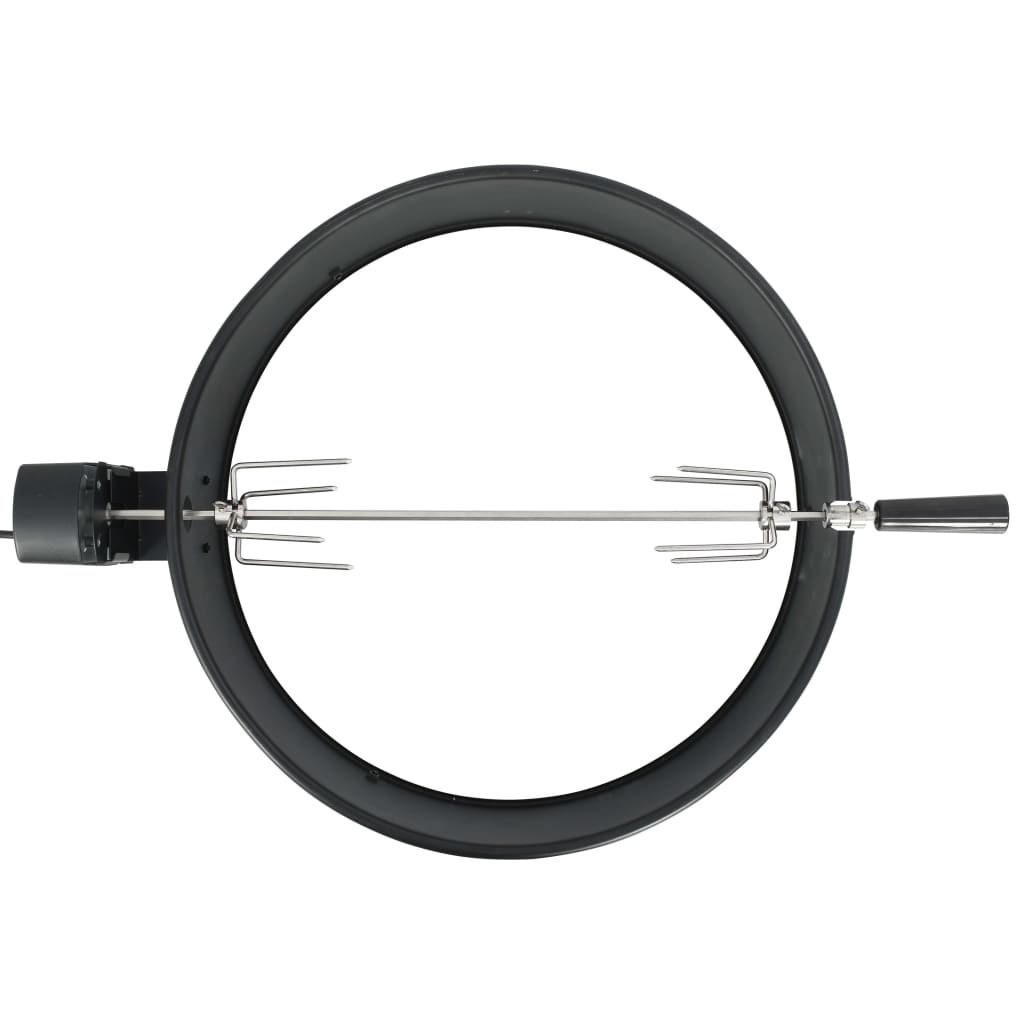 Set De Rotisor Cu Inel Pentru Grătar, Negru,