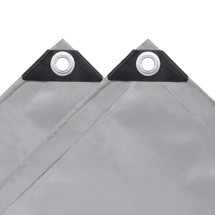Prelată, Gri, 1,5 X 6 M, 650 G / M²