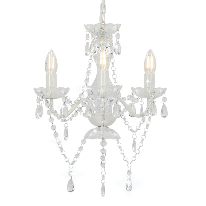 Candelabru Cu Mărgele, , Rotund, 3 Becuri E14