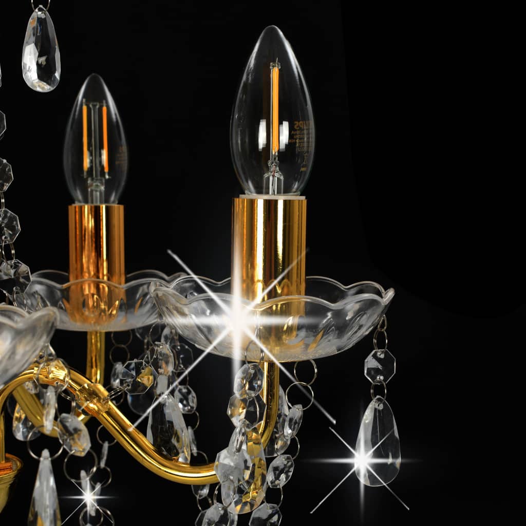 Candelabru Cu Mărgele De Cristal, , Rotund, 5 X E14