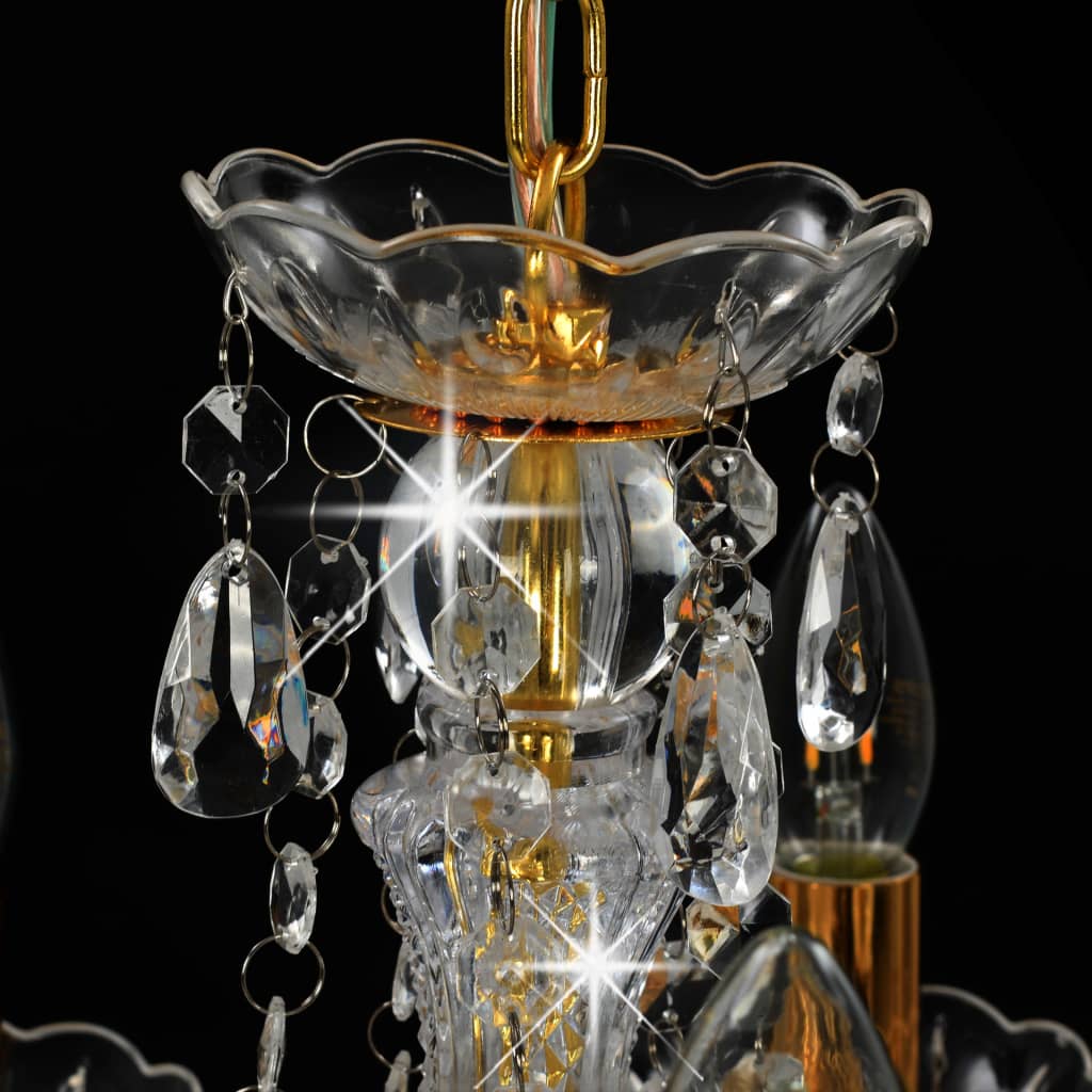 Candelabru Cu Mărgele De Cristal, , Rotund, 5 X E14