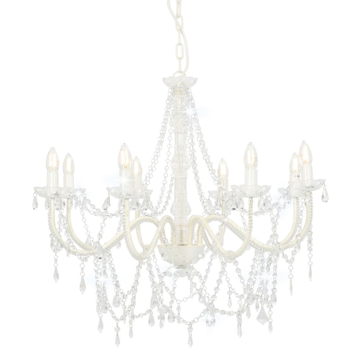 Candelabru Cu Mărgele, , 8 Becuri E14