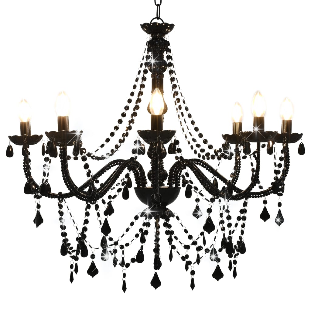Candelabru Cu Mărgele, , 8 Becuri E14