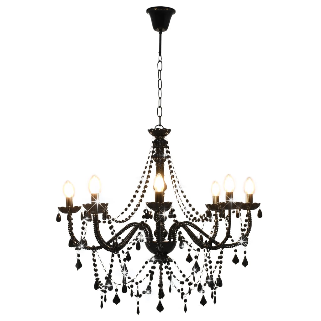 Candelabru Cu Mărgele, , 8 Becuri E14