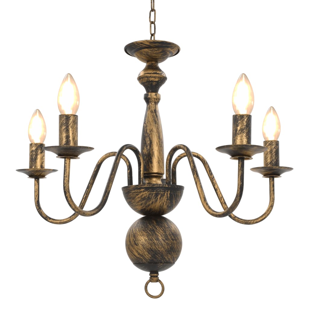 Candelabru Antichizat, , 5 Becuri E14