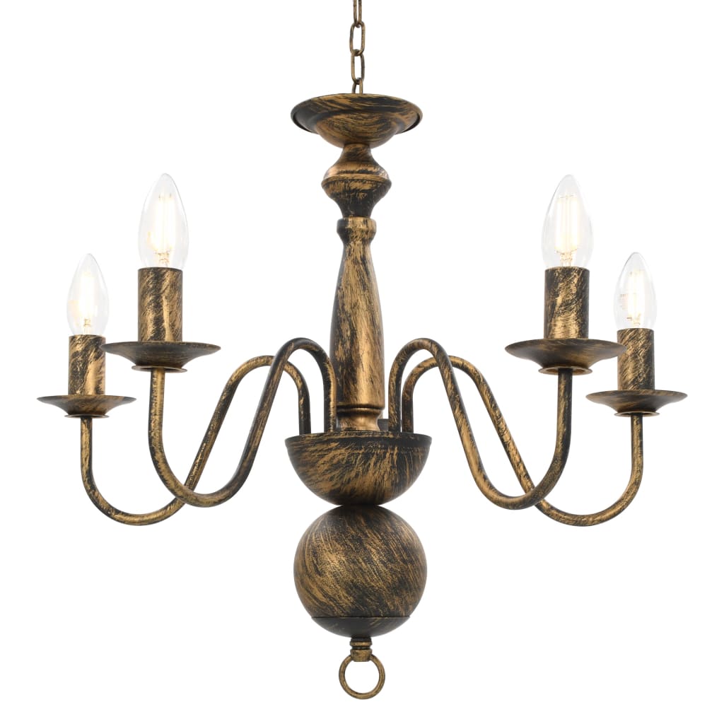 Candelabru Antichizat, , 5 Becuri E14