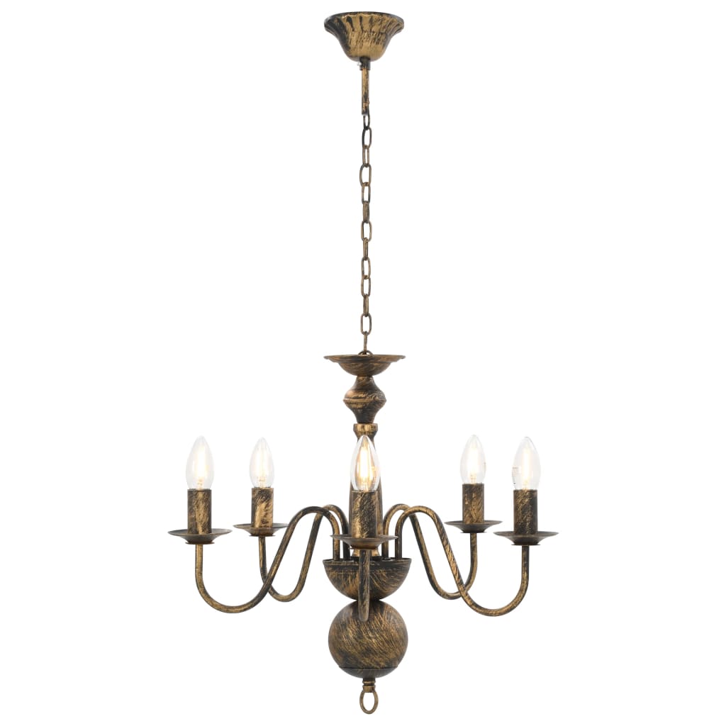 Candelabru Antichizat, , 5 Becuri E14