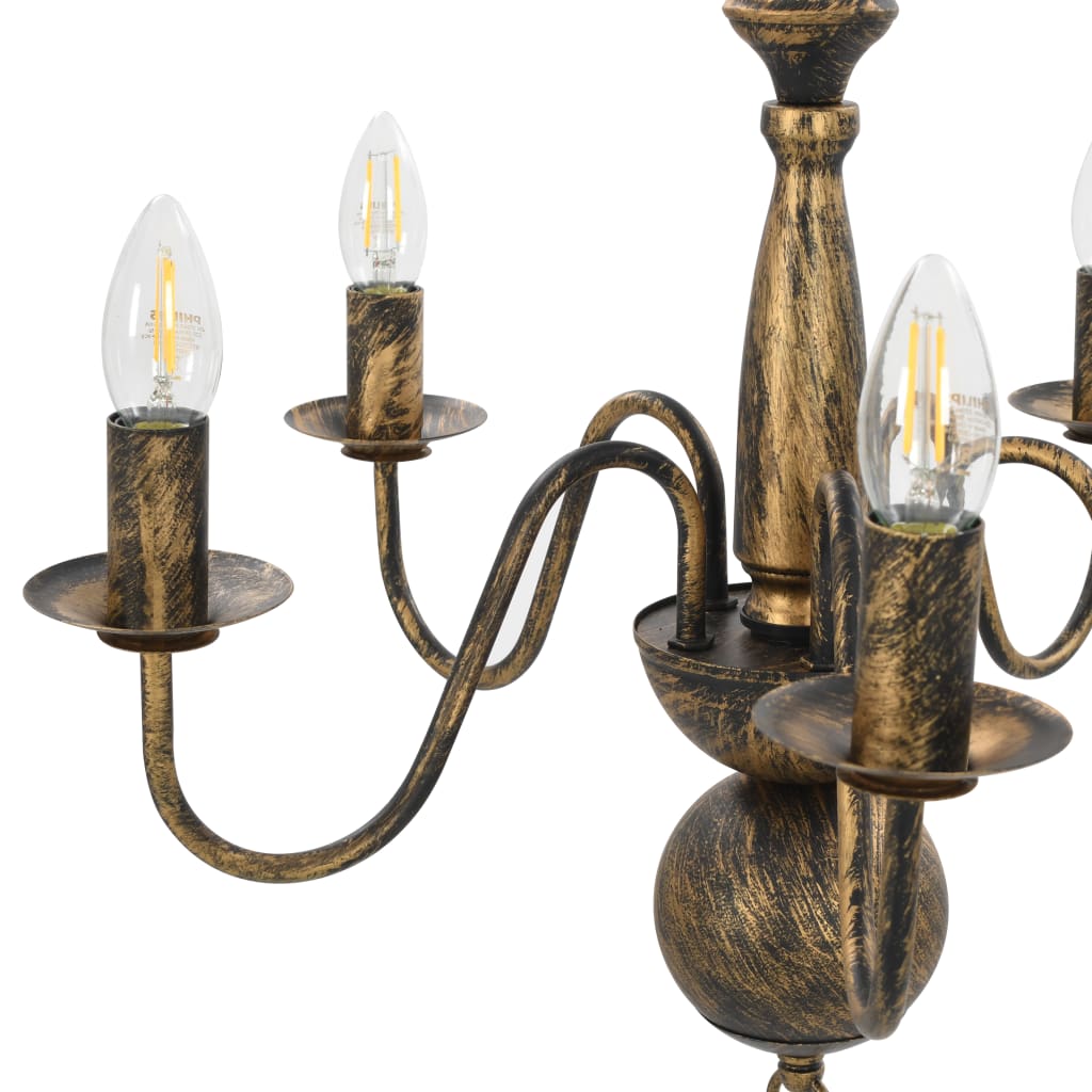 Candelabru Antichizat, , 5 Becuri E14