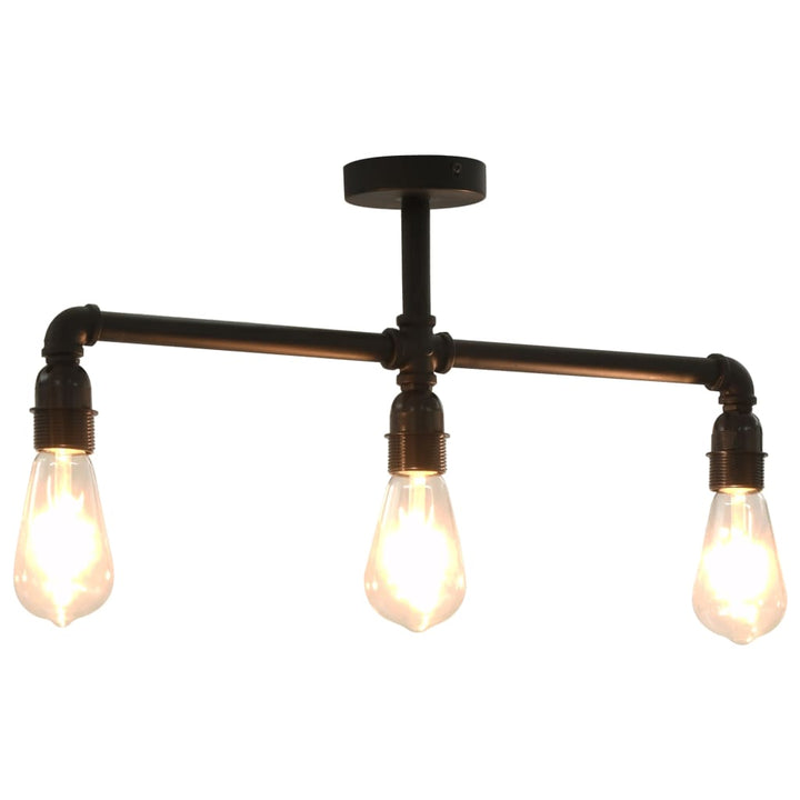 Lampă De Tavan, Negru, 3 Becuri X E27