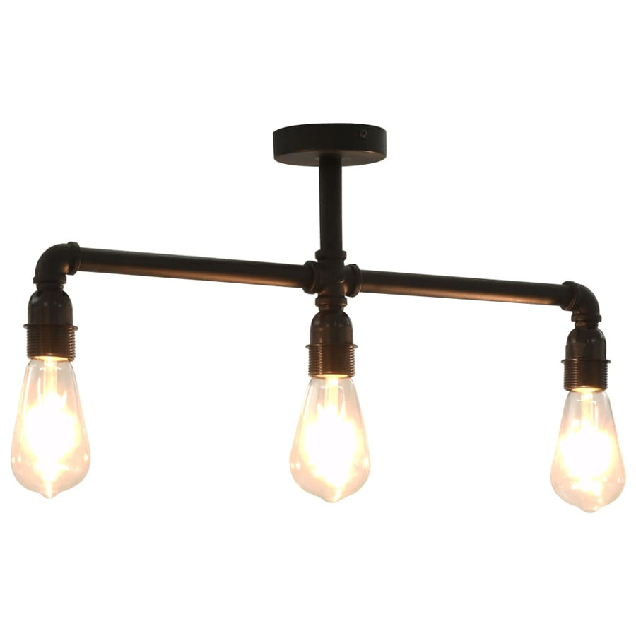 Lampă De Tavan, Negru, 3 Becuri X E27